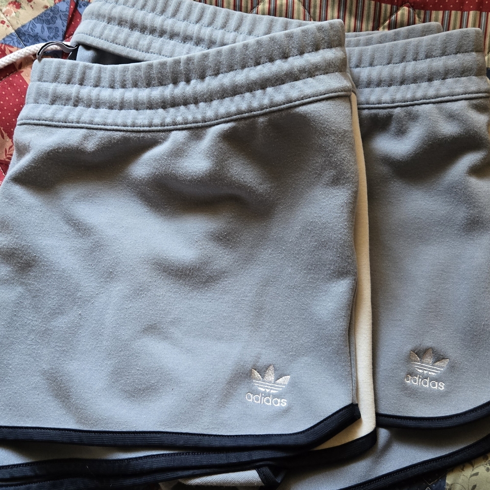 adidas Light Blue Athletic Shorts